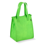 Borsa termica da portare con rivestimento in alluminio interno color lime