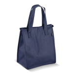 Borsa termica da portare con rivestimento in alluminio interno color blu scuro