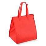Grande borsa frigo da portare con rivestimento in alluminio interno color rosso