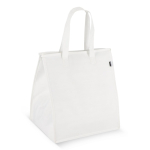 Grande borsa frigo da portare con rivestimento in alluminio interno color bianco
