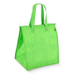 Grande borsa frigo da portare con rivestimento in alluminio interno color lime