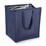 Grande borsa frigo da portare con rivestimento in alluminio interno color blu scuro seconda vista
