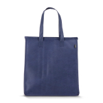 Grande borsa frigo da portare con rivestimento in alluminio interno color blu scuro terza vista