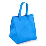 Grande borsa frigo da portare con rivestimento in alluminio interno color azzurro