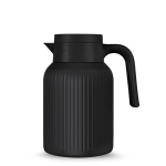 Caraffa termica con design a righe verticali caratteristiche 1,5 l color nero