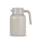 Caraffa termica con design a righe verticali caratteristiche 1,5 l color beige
