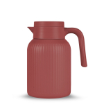 Caraffa termica con design a righe verticali caratteristiche 1,5 l color rosso scuro