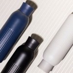 Borraccia termica in acciaio riciclato con tappo a pressione 500 ml color nero settima vista