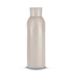 Borraccia termica in acciaio riciclato con tappo a pressione 500 ml color beige