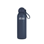 Bottiglia termica in acciaio con tappo tondo e manico 500 ml vista area di stampa