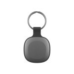 Localizzatore di oggetti con portachiavi compatibile dispositivi Apple color grigio scuro terza vista
