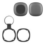 Localizzatore di oggetti con portachiavi compatibile dispositivi Apple color grigio scuro sesta vista