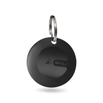 Localizzatore di oggetti con portachiavi compatibile con Apple e Android color nero seconda vista