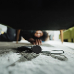 Localizzatore di oggetti con portachiavi compatibile con Apple e Android color nero quinta vista