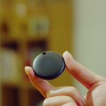 Localizzatore di oggetti con portachiavi compatibile con Apple e Android color nero sesta vista