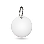 Localizzatore di oggetti con portachiavi compatibile con Apple e Android color bianco