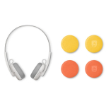 Cuffie con archetto dal design retrò marca Phillips color bianco quinta vista