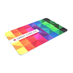 Tessera USB su misura dalla forma ultrasottile prodotta in UE color bianco vista con stampa