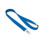 Lanyard su misura realizzato in RPET con moschettone o clip color blu settima vista