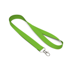 Lanyard su misura realizzato in RPET con moschettone o clip color verde mela settima vista