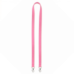 Lanyard su misura in poliestere con 2 moschettoni a scelta color fucsia settima vista