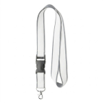 Lanyard su misura sganciabile poliestere satinato per sublimazione color grigio settima vista