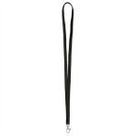 Lanyard su misura in poliestere con moschettone a scelta color nero settima vista