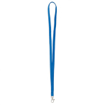 Lanyard su misura in poliestere con moschettone a scelta color blu settima vista
