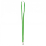 Lanyard su misura in poliestere con moschettone a scelta color verde settima vista