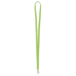 Lanyard su misura in poliestere con moschettone a scelta color verde mela settima vista