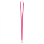 Lanyard su misura in poliestere con moschettone a scelta color fucsia settima vista