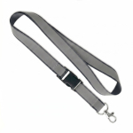 Lanyard su misura sganciabile con rivestimento riflettente grigio color grigio scuro settima vista