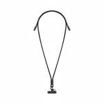 Lanyard su misura regolabile cavo di ricarica Tipo-C per smartphone color nero settima vista