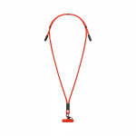 Lanyard su misura regolabile cavo di ricarica Tipo-C per smartphone color rosso settima vista