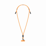 Lanyard su misura regolabile cavo di ricarica Tipo-C per smartphone color arancione settima vista