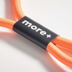 Lanyard su misura smartphone a cordino corto con caricatore Tipo-C color arancione quinta vista