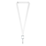 Lanyard porta badge su misura in poliestere per sublimazione color grigio settima vista
