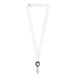 Lanyard porta badge su misura in RPET per sublimazione color nero settima vista