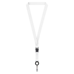 Lanyard per sublimazione su misura con porta badge sganciabile color nero settima vista