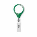 Porta badge su misura retrattile tondo personalizzabile ⌀2.5 color verde bottiglia settima vista