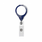 Porta badge su misura retrattile tondo personalizzabile ⌀2.5 color blu mare settima vista