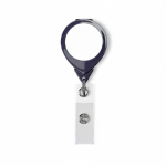 Porta badge su misura retrattile tondo personalizzabile ⌀2.5 color blu oltremare settima vista