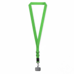 Porta smartphone su misura con tracolla in nastro tessuto color verde settima vista