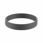 Braccialetto silicone su misura eventi 100% personalizzabile color nero settima vista