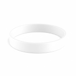Braccialetto silicone su misura eventi 100% personalizzabile color bianco settima vista