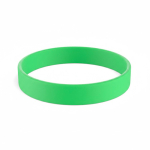 Braccialetto silicone su misura eventi 100% personalizzabile color verde settima vista