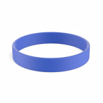 Braccialetto silicone su misura eventi 100% personalizzabile color blu elettrico settima vista