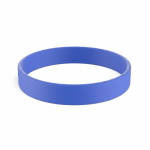Braccialetto silicone su misura eventi 100% personalizzabile color blu reale settima vista