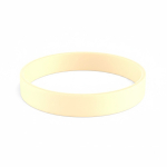 Braccialetto silicone su misura eventi 100% personalizzabile color naturale settima vista