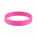 Braccialetto silicone su misura eventi 100% personalizzabile color fucsia fluorescente settima vista